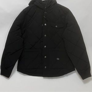 Harley-Davidson Black Quilted Hooded Jacket